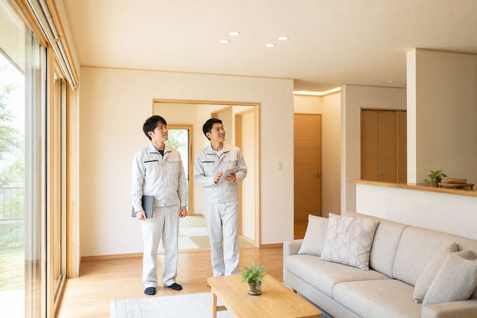施工を終えた現場